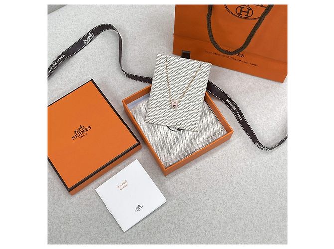 Hermès Collar Mini Pop Rosa/Rose Gold - vista 7