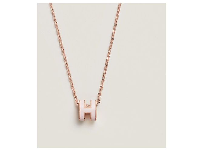Hermès Collar Mini Pop Rosa/Rose Gold - vista 8