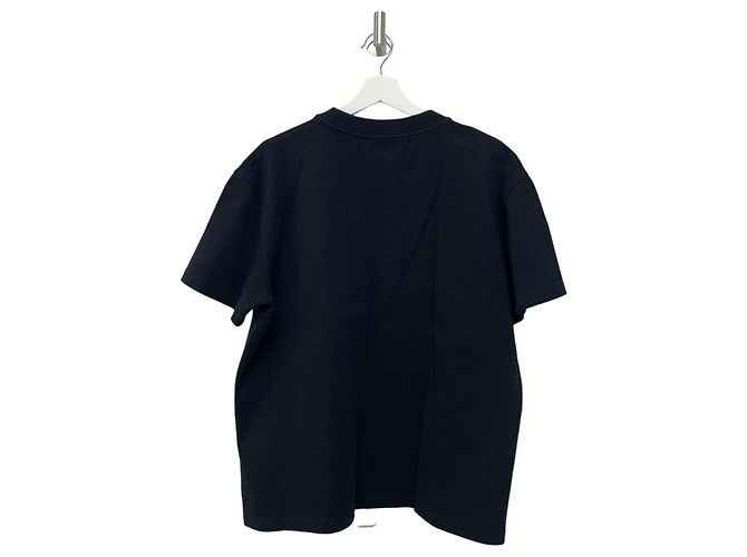 Louis Vuitton T-Shirt mit kurzen Ärmeln aus Piqué-Baumwolle mit Monogramm Schwarz - Ansicht 2