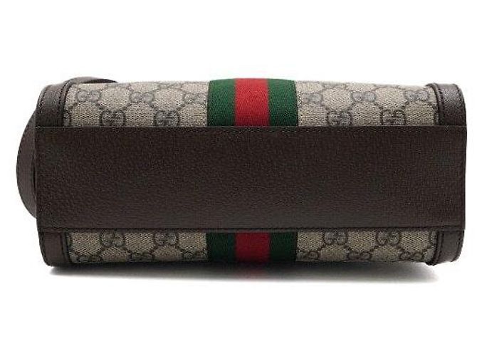 Gucci Borsa Tote e Borsa a Tracolla Ophidia Small Marrone - vista 7