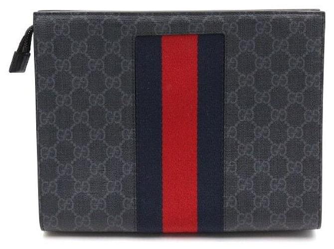 Gucci Borsa a Pochette Marrone - vista 4