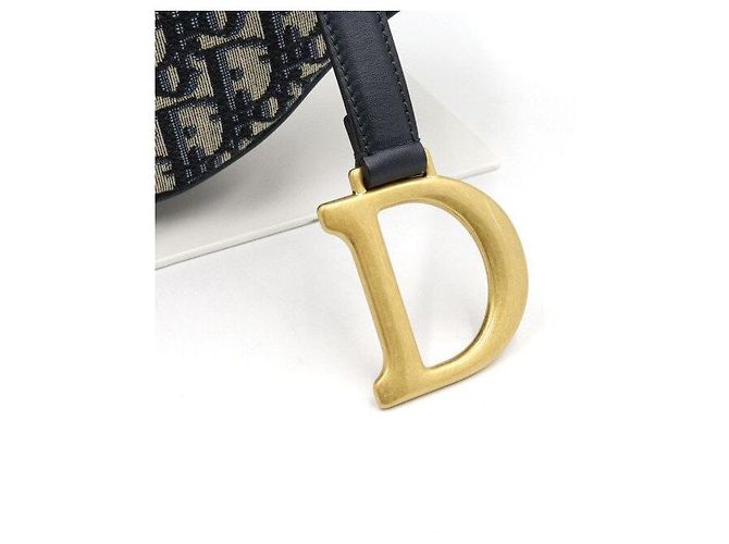 Dior Oblique Canvas Saddle Tote Bag und Schultertasche - Ansicht 5
