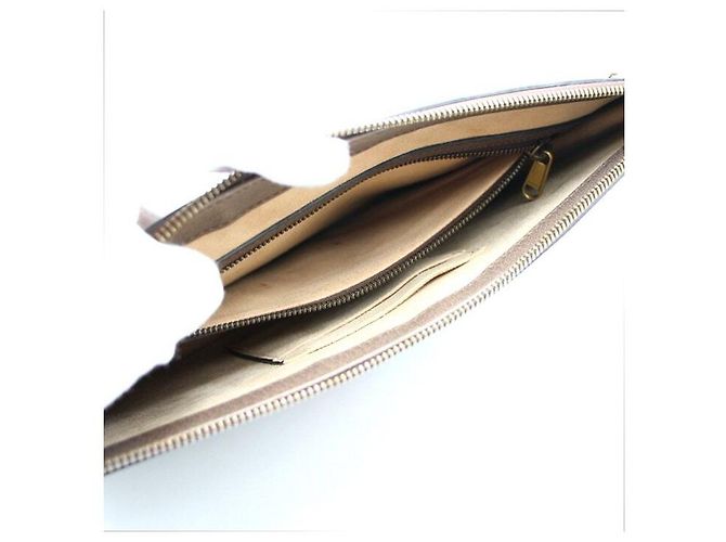 Gucci Borsa a Pochette Portfolio Ophidia GG Supreme Marrone - vista 5