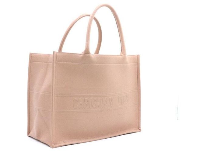 Dior Borsa Tote Medium in Vitello Rosa - vista 3