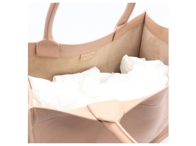 Dior Borsa Tote Medium in Vitello Rosa - vista 6