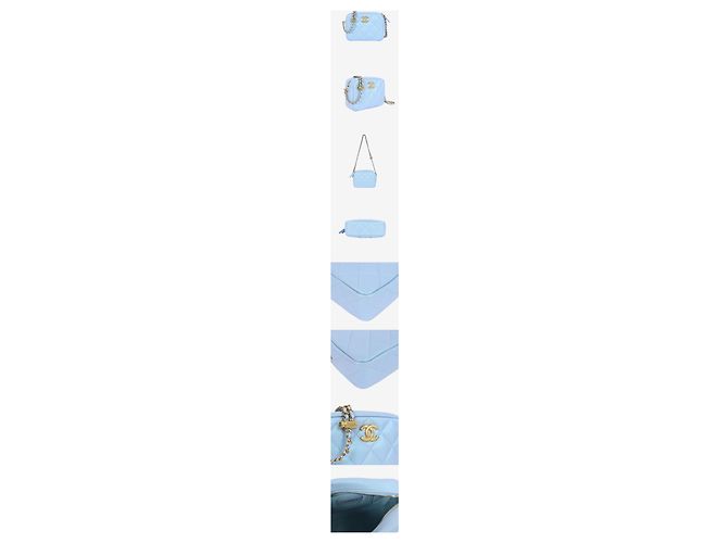 Chanel Camera Mini Bag Sky Blue Blau - Ansicht 2