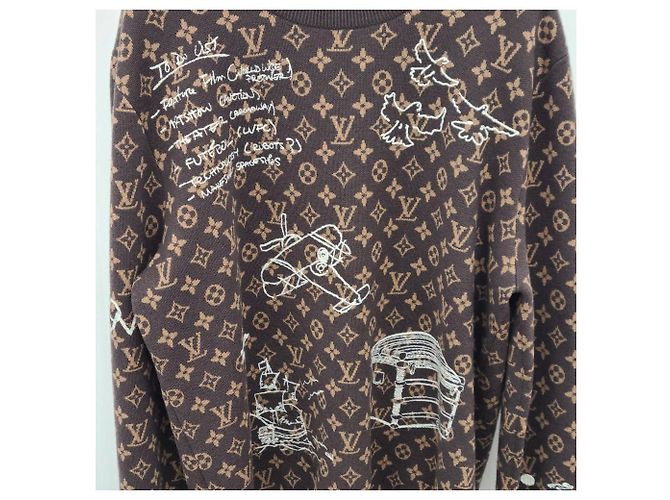 Louis Vuitton Embroidered Knit Black - view 5