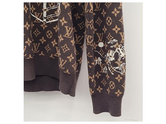 Louis Vuitton Embroidered Knit Black - view 6