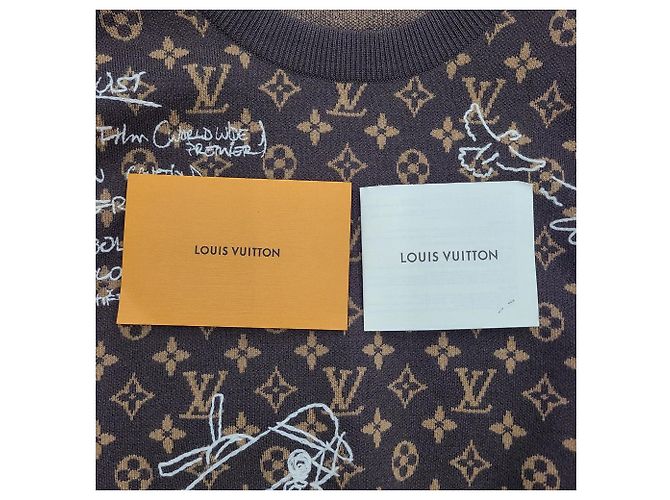 Louis Vuitton Embroidered Knit Black - view 9