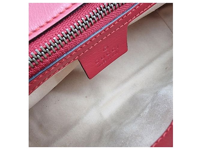 Gucci Borsa a tracolla con catena Marmont Matelassé Rosso - vista 12