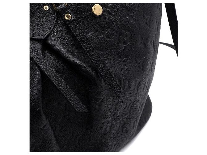 Louis Vuitton Monogram Empreinte Black Mazarine MM Tote and Shoulder Bag - view 10