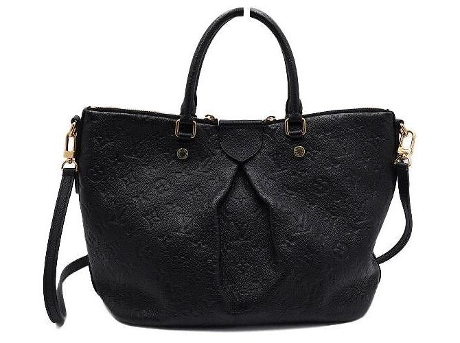 Louis Vuitton Monogram Empreinte Black Mazarine MM Tote and Shoulder Bag - view 4
