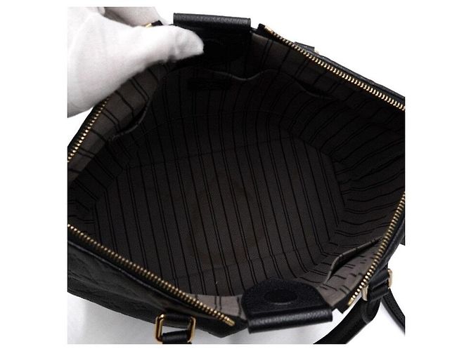 Louis Vuitton Monogram Empreinte Black Mazarine MM Tote and Shoulder Bag - view 5