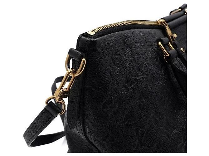 Louis Vuitton Monogram Empreinte Black Mazarine MM Tote and Shoulder Bag - view 8