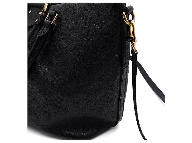Louis Vuitton Monogram Empreinte Black Mazarine MM Tote and Shoulder Bag - view 9