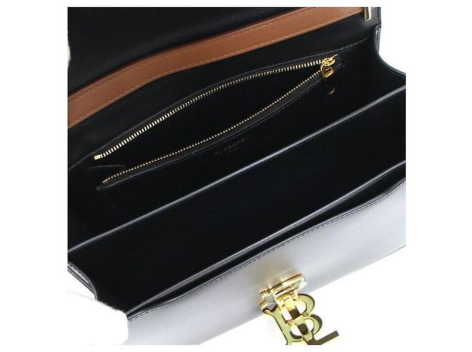Burberry Borsa a tracolla TB Medium in pelle Marrone - vista 5