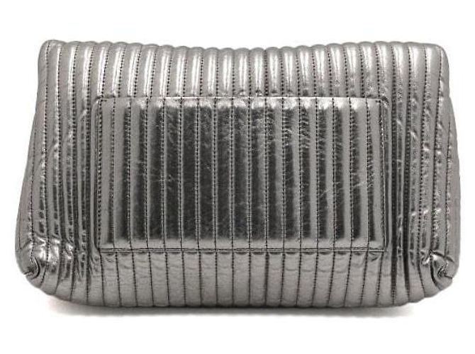 Tom Ford Clutch pieghevole da donna Argento Metallizzato - vista 4