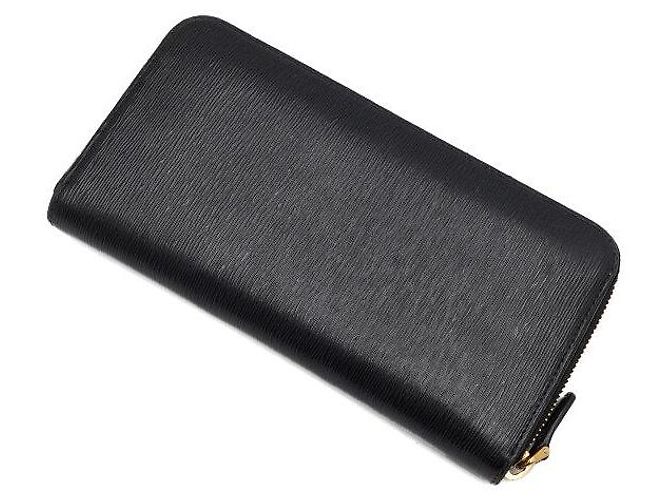 Prada Black Vitello Move Zip Damen Langbeutel - Ansicht 10