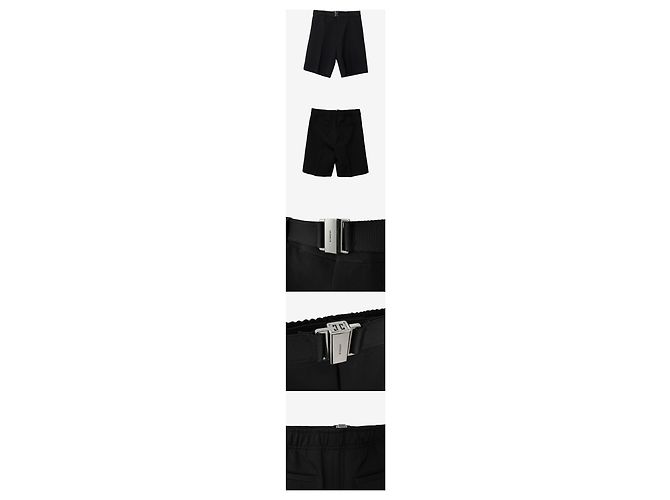 Givenchy Buckle Wool Pants Black - view 2