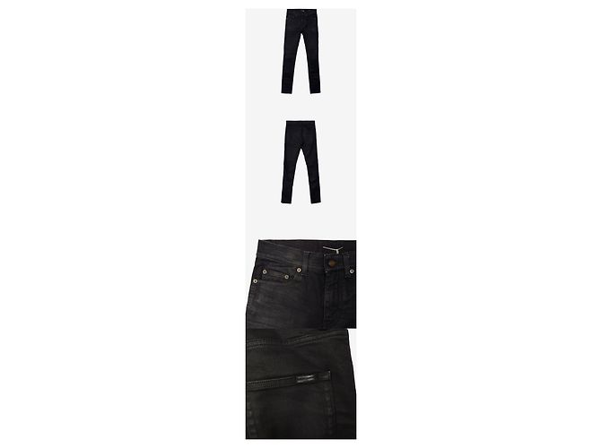 Saint Laurent Jeans Skinny Neri Nero - vista 2