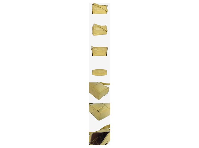 Bottega Veneta Bolsa Cassette Acolchoada Ice Cream Amarelo - vista 2