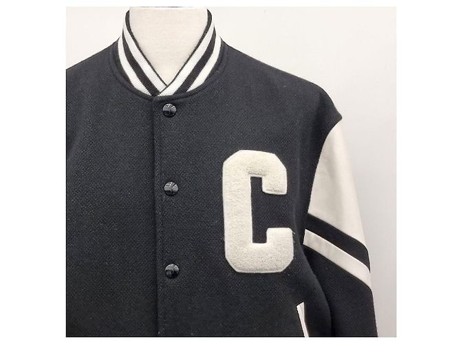 Céline Wool Jackson Teddy Jacket Black - view 5