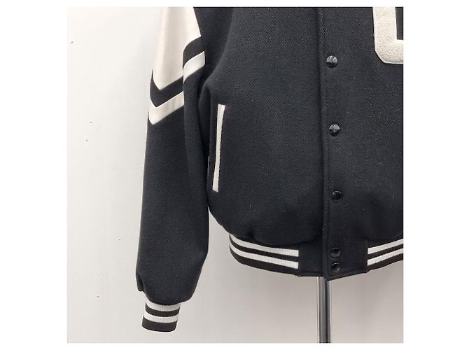 Céline Wool Jackson Teddy Jacket Black - view 6