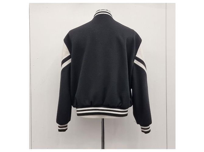 Céline Wool Jackson Teddy Jacket Black - view 8