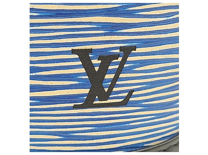 Louis Vuitton Borsa a mano e tracolla Epi Alma BB Blue Top Handle - vista 6