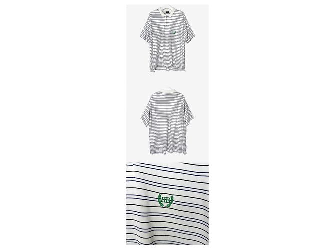 Balenciaga Regular Polo Shirt Blau - Ansicht 2