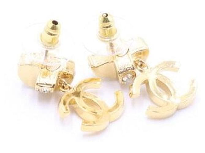 Chanel Pendientes de cristal para mujer con logotipo CC Multicolor - vista 3