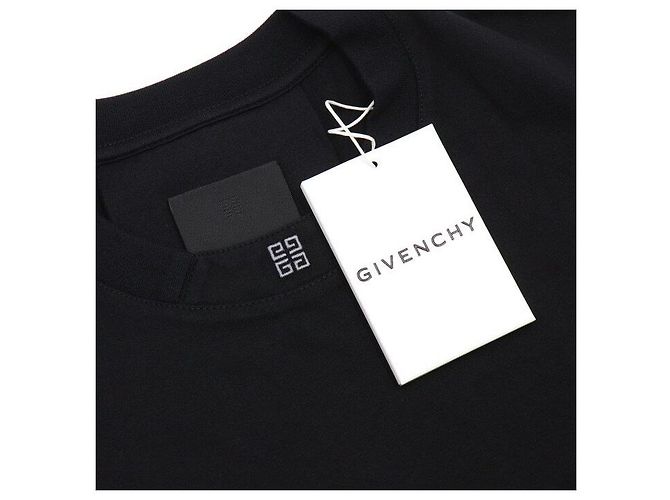 Givenchy Unisex T-Shirt aus Baumwolle in Schwarz mit Mini-Logo-Stickerei - Ansicht 5