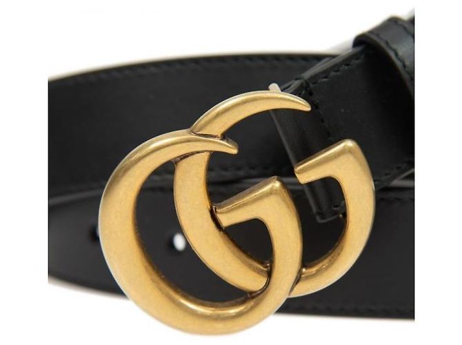 Gucci Cintura GG Marmont Nero - vista 5