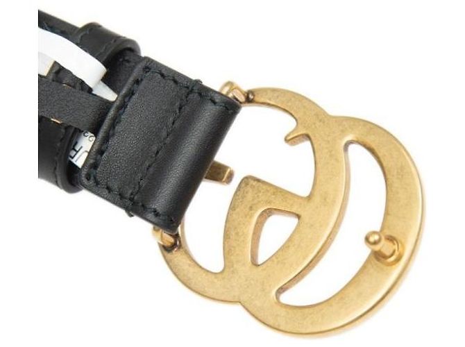 Gucci Cintura GG Marmont Nero - vista 6