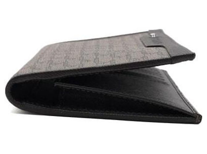 Montblanc Portafoglio lungo da uomo Meisterstück Satorial Canvas Leather Marrone - vista 7
