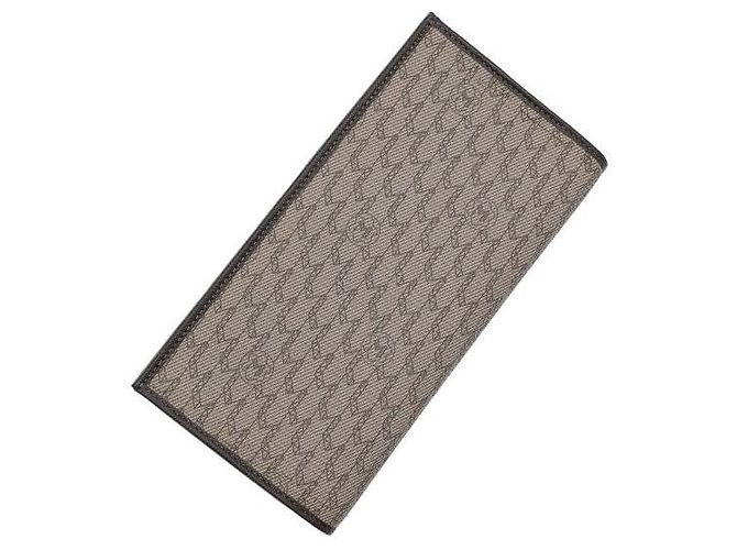Montblanc Portafoglio lungo da uomo Meisterstück Satorial Canvas Leather Marrone - vista 8