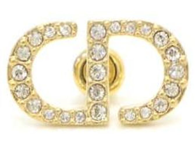 Dior Petit CD Crystal Gold Ohrringe Golden - Ansicht 2