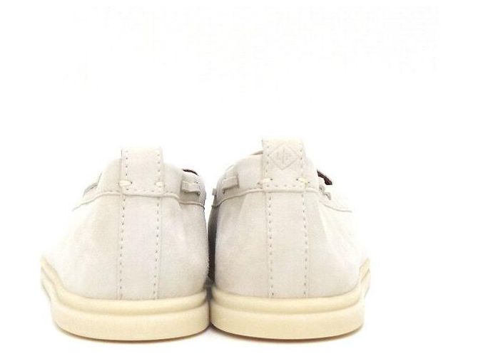 Loro Piana Mocassini in camoscio da donna Namib Walk D'oro - vista 5