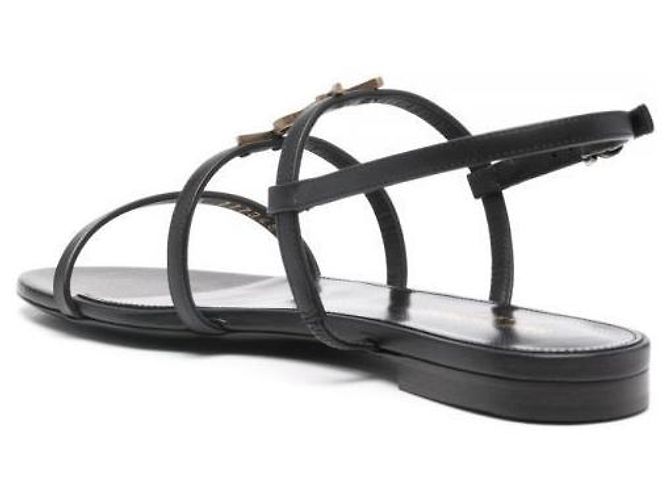 Saint Laurent Sandalias New Cassandra de piel - vista 6