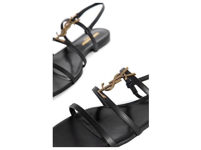 Saint Laurent Sandalias New Cassandra de piel - vista 8