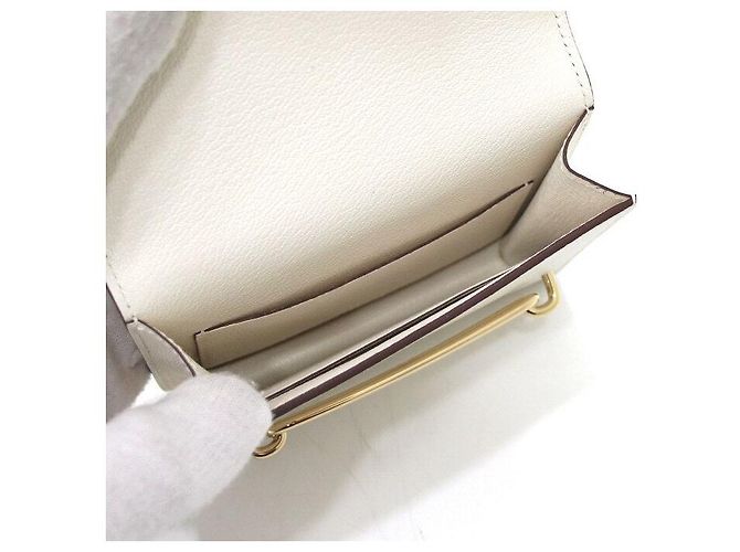 Hermès Cartera Slim de piel de cabra con detalles dorados Multicolor - vista 4