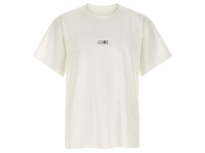 Maison Martin Margiela Baumwoll-T-Shirt Weiß - Ansicht 4