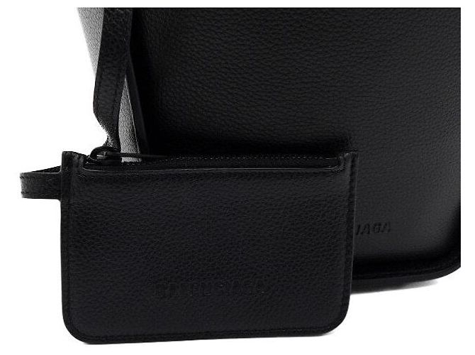Balenciaga Borsa a tracolla Tool Extra Small in pelle nera - vista 7