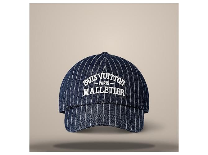 Louis Vuitton Denim Stripes Cap Navy Blau - Ansicht 2