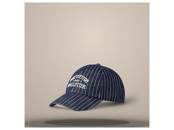 Louis Vuitton Denim Stripes Cap Navy Blau - Ansicht 3