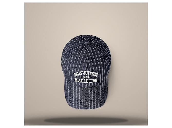 Louis Vuitton Denim Stripes Cap Navy Blau - Ansicht 4