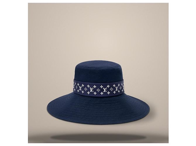 Louis Vuitton Cappello Capeline Monogram Silhouette Navy Blue - vista 2