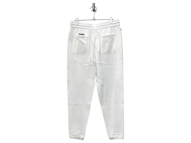 Moncler Fragment Logo Patch Training Fleece Jogger Pants [XL] Weiß - Ansicht 2