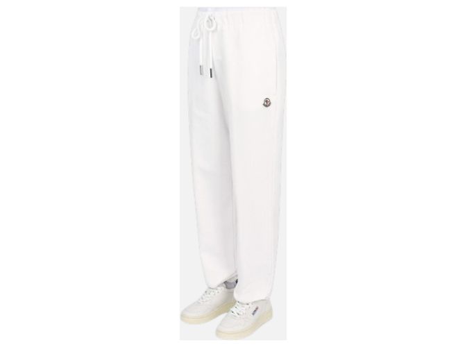 Moncler Fragment Logo Patch Training Fleece Jogger Pants [XL] Weiß - Ansicht 6