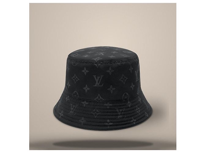 Louis Vuitton Cappello Bucket Monogram Blast Black Nero - vista 2